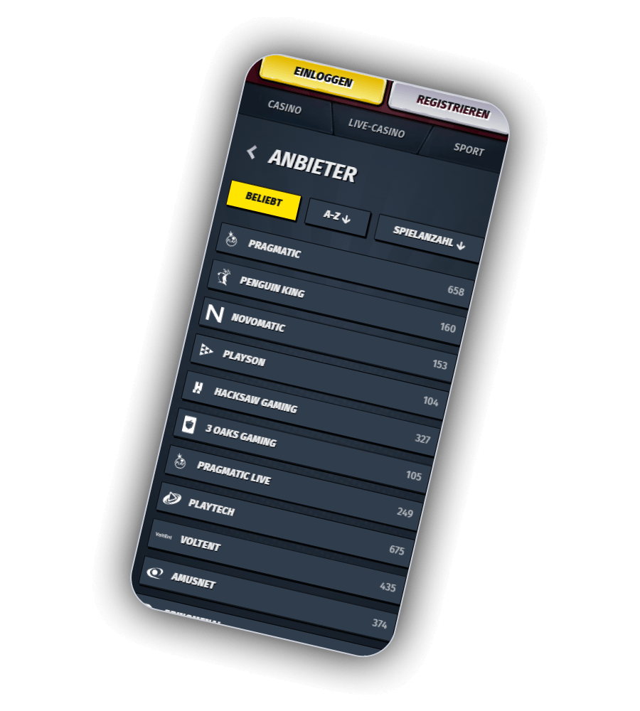 AllySpin Casino spillleverandører DE